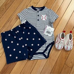 ⚾️ Baseball outfit - Infant Boy Size 9months with Shoes
